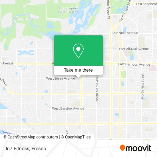 In7 Fitness map