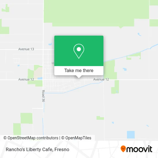 Rancho's Liberty Cafe map