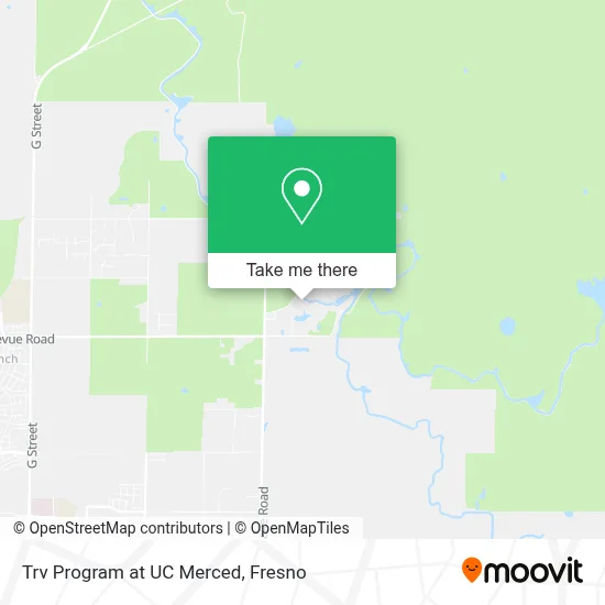 Trv Program at UC Merced map