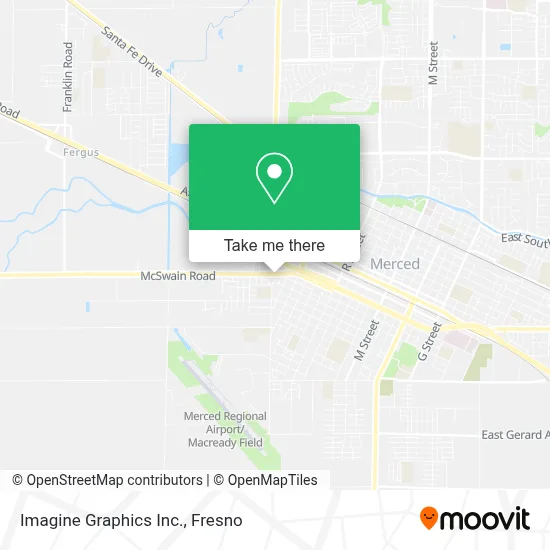 Imagine Graphics Inc. map
