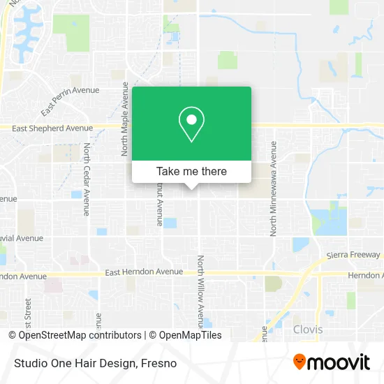 Studio One Hair Design map
