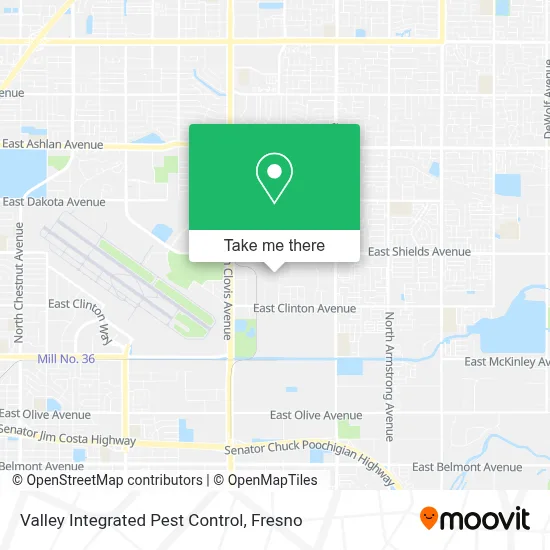 Valley Integrated Pest Control map