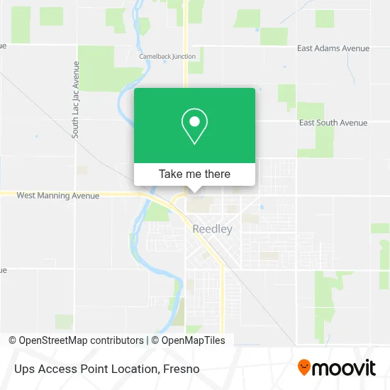 Ups Access Point Location map
