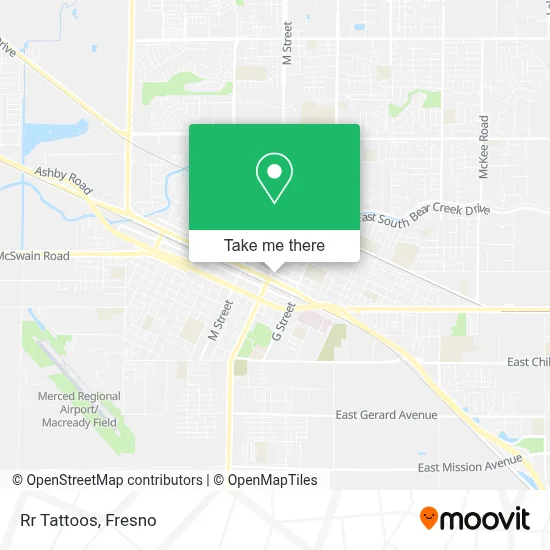 Rr Tattoos map