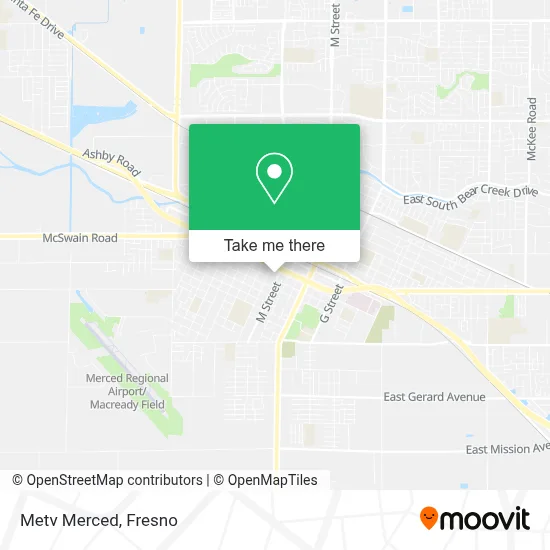 Metv Merced map