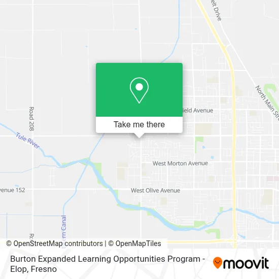 Burton Expanded Learning Opportunities Program - Elop map