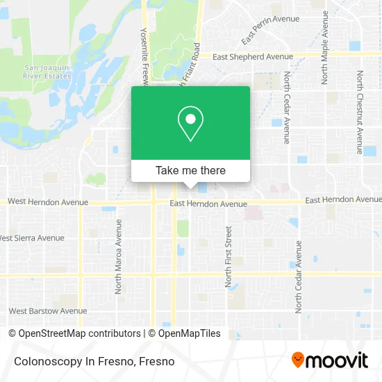 Colonoscopy In Fresno map