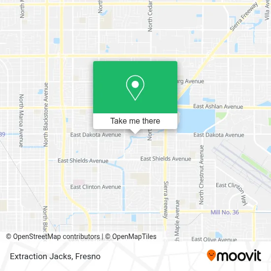 Extraction Jacks map