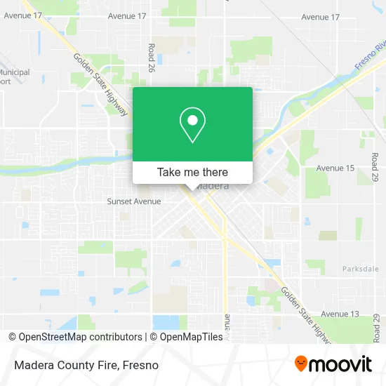 Madera County Fire map