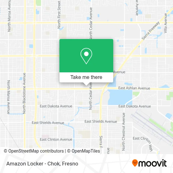 Amazon Locker - Chok map