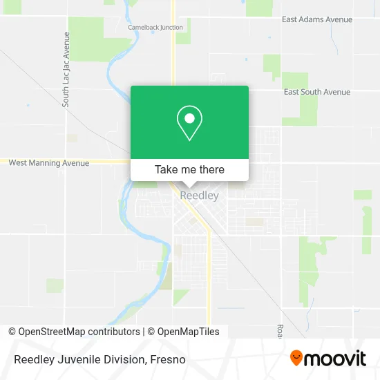 Reedley Juvenile Division map
