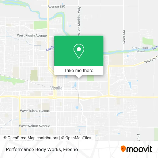 Performance Body Works map