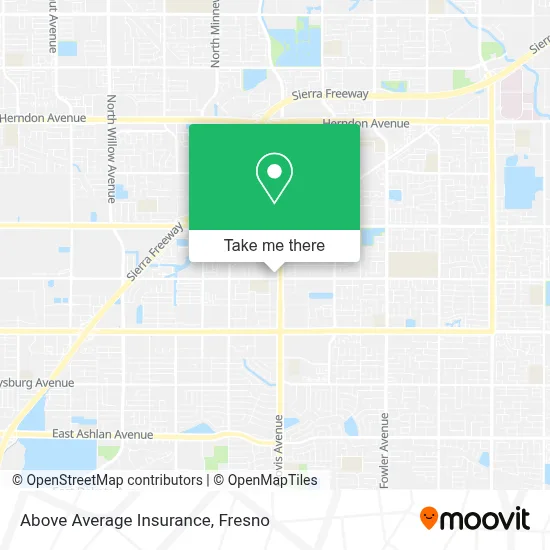 Above Average Insurance map