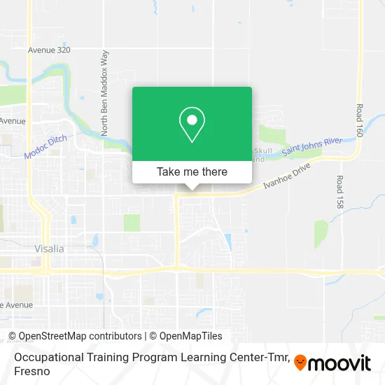 Occupational Training Program Learning Center-Tmr map