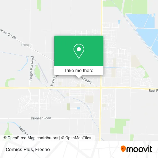Comics Plus map