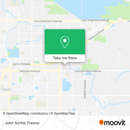 John Sortor map