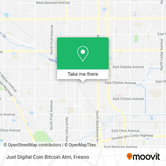 Just Digital Coin Bitcoin Atm map