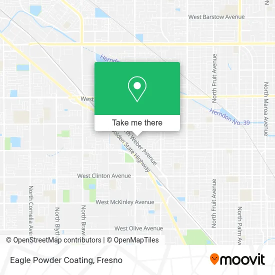 Eagle Powder Coating map