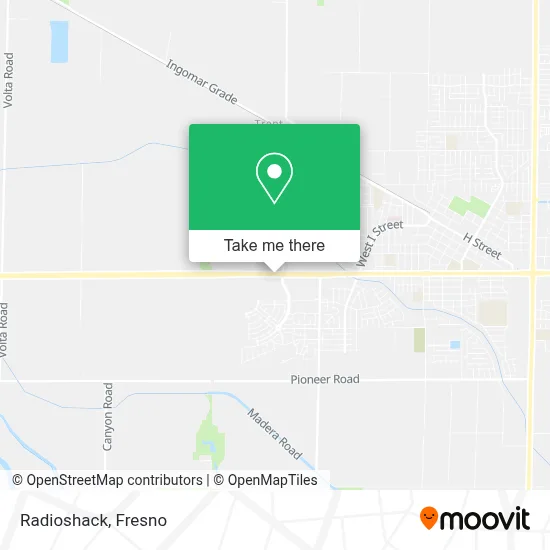 Radioshack map