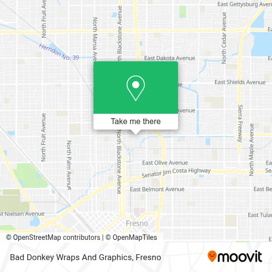 Bad Donkey Wraps And Graphics map