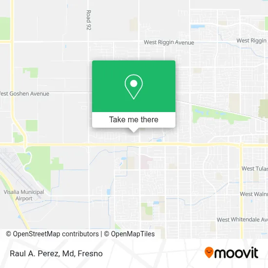 Raul A. Perez, Md map