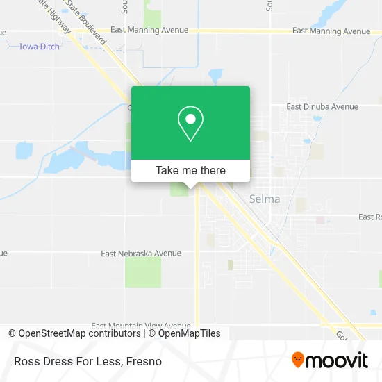 Ross Dress For Less map