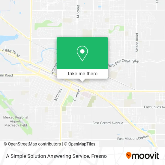 A Simple Solution Answering Service map