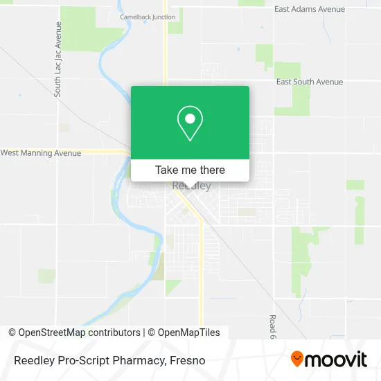 Reedley Pro-Script Pharmacy map