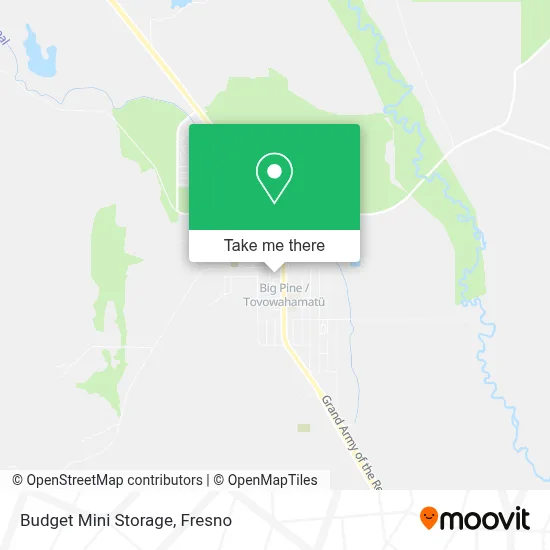 Budget Mini Storage map
