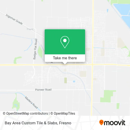 Bay Area Custom Tile & Slabs map