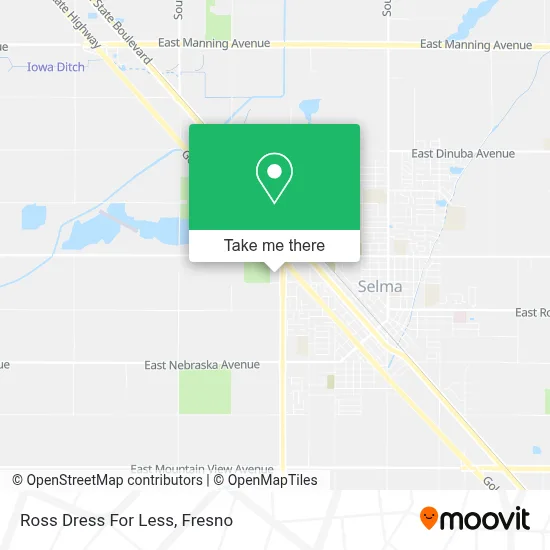 Ross Dress For Less map
