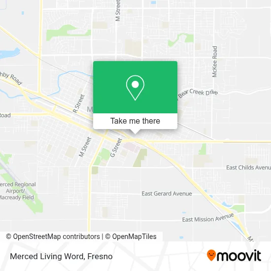 Merced Living Word map