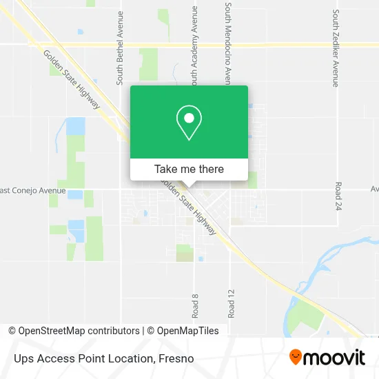 Ups Access Point Location map