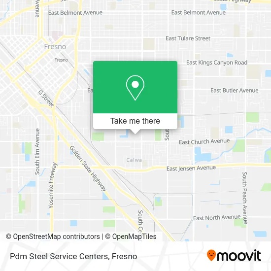 Pdm Steel Service Centers map