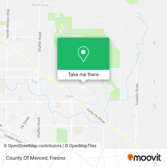 County Of Merced map