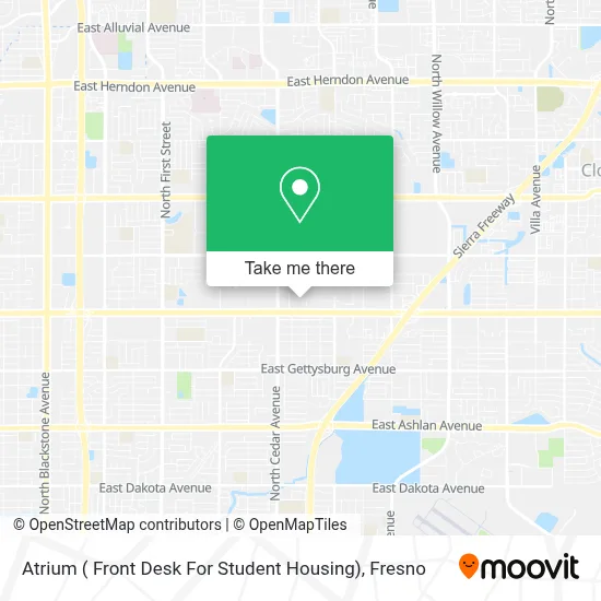 Atrium ( Front Desk For Student Housing) map