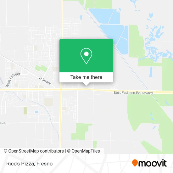 Rico's Pizza map