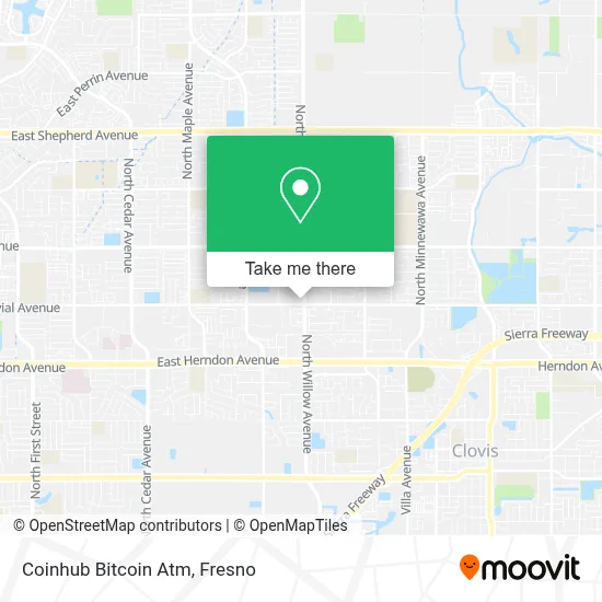 Coinhub Bitcoin Atm map