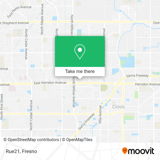 Rue21 map