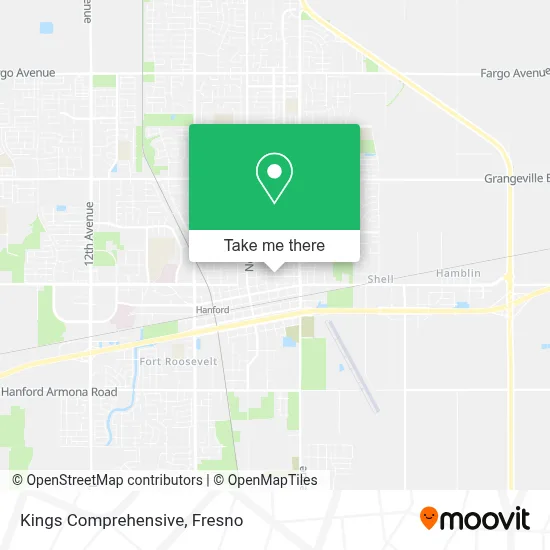 Kings Comprehensive map