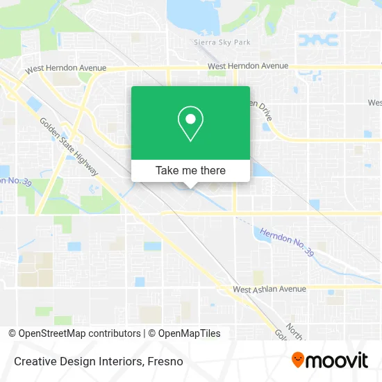 Creative Design Interiors map