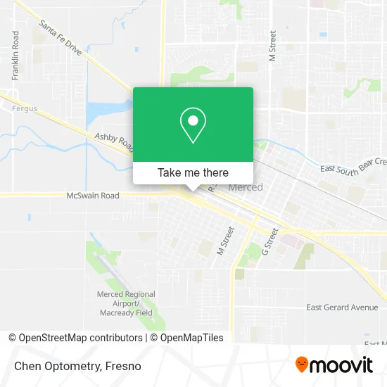 Chen Optometry map