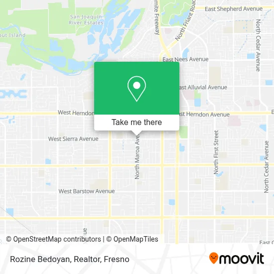 Rozine Bedoyan, Realtor map