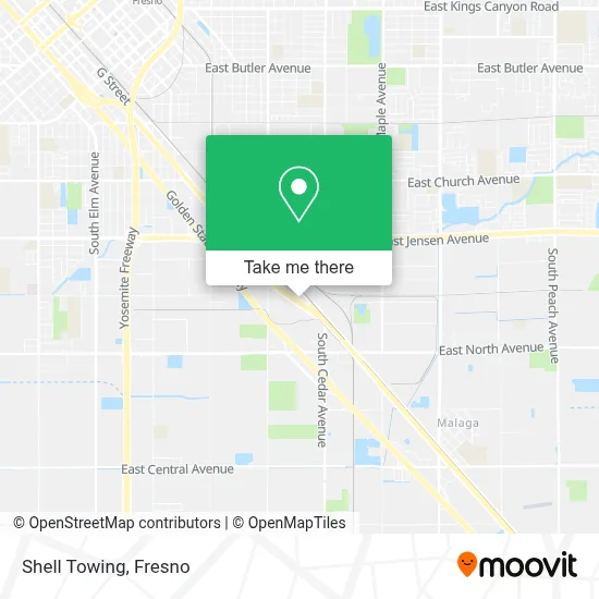 Shell Towing map