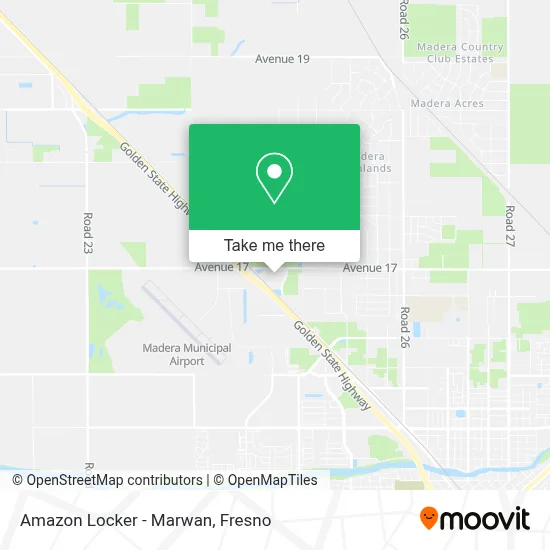 Amazon Locker - Marwan map