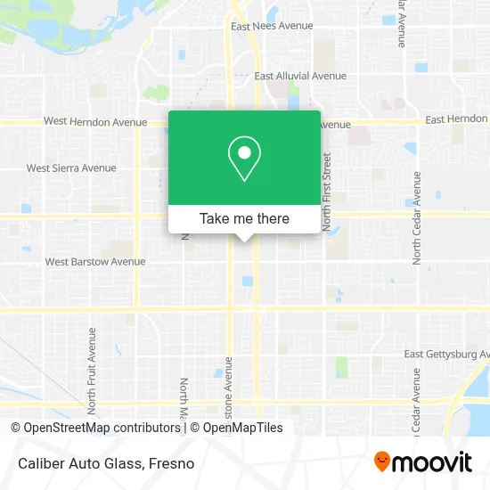 Caliber Auto Glass map