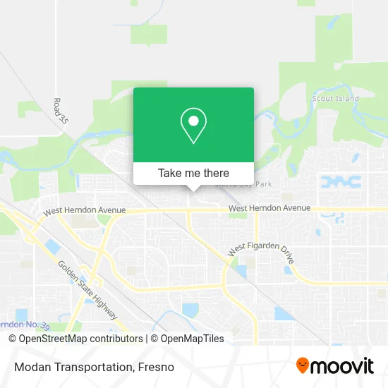Modan Transportation map