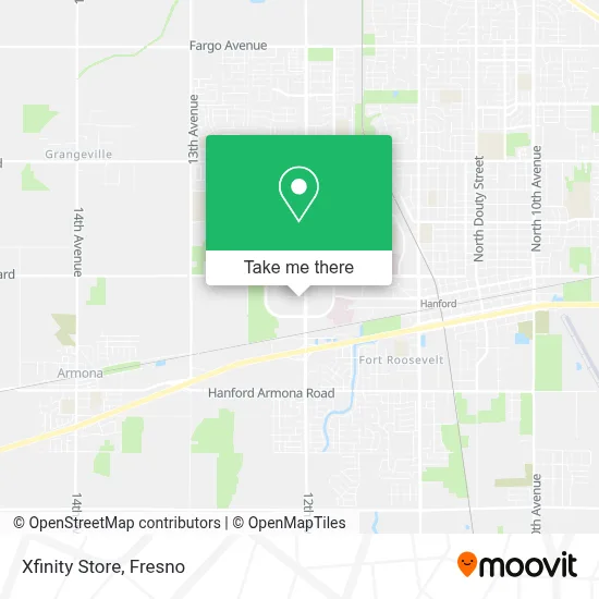 Xfinity Store map