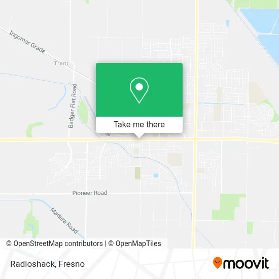 Radioshack map