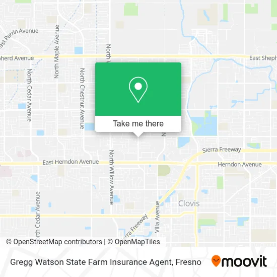 Gregg Watson State Farm Insurance Agent map